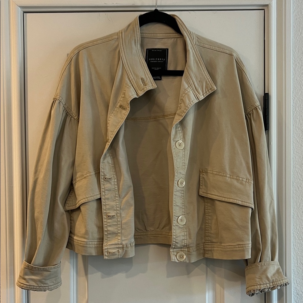 Sanctuary Utility Jacket in Beige